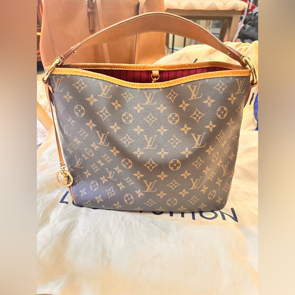 Louis Vuitton Delightful Monogram Shoulder Bag in Pivoine
